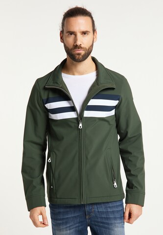 DreiMaster Maritim Weatherproof jacket in Green: front