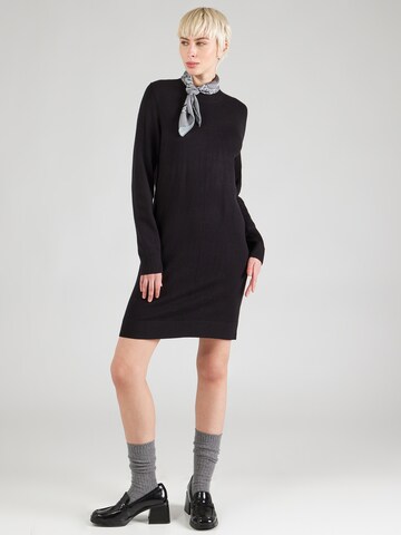 Robes en maille s.Oliver en noir : devant