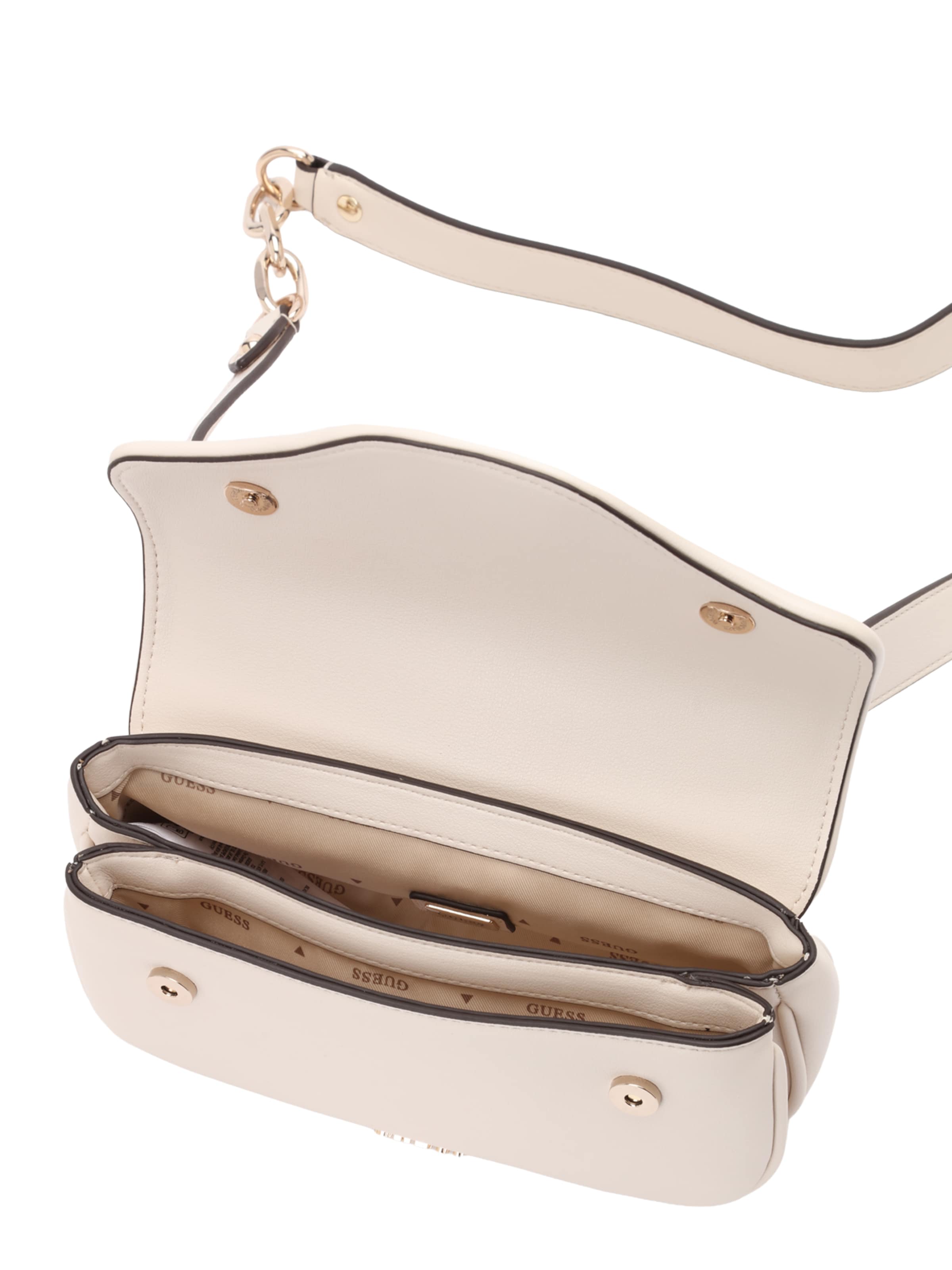 GUESS Crossbody Bag 'DEA CROSSBODY FLAP' in White