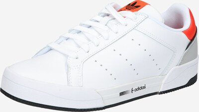 ADIDAS ORIGINALS Sneaker 'Court Tourino' in grau / koralle / schwarz / weiß, Produktansicht