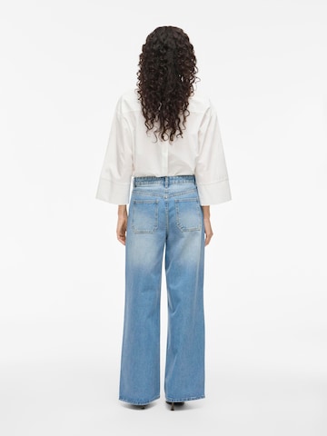 VILA Wide Leg Jeans 'VIHelia' i blå