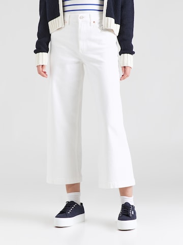 GAP Wide leg Jeans in White: front