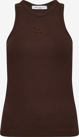 co'couture Top 'Sahara' in Braun: Vorderseite