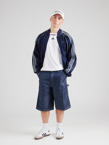 Tricou 'TEAMGEIST' de la ADIDAS ORIGINALS pe alb
