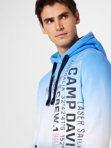 CAMP DAVID Sweatshirt in Blau