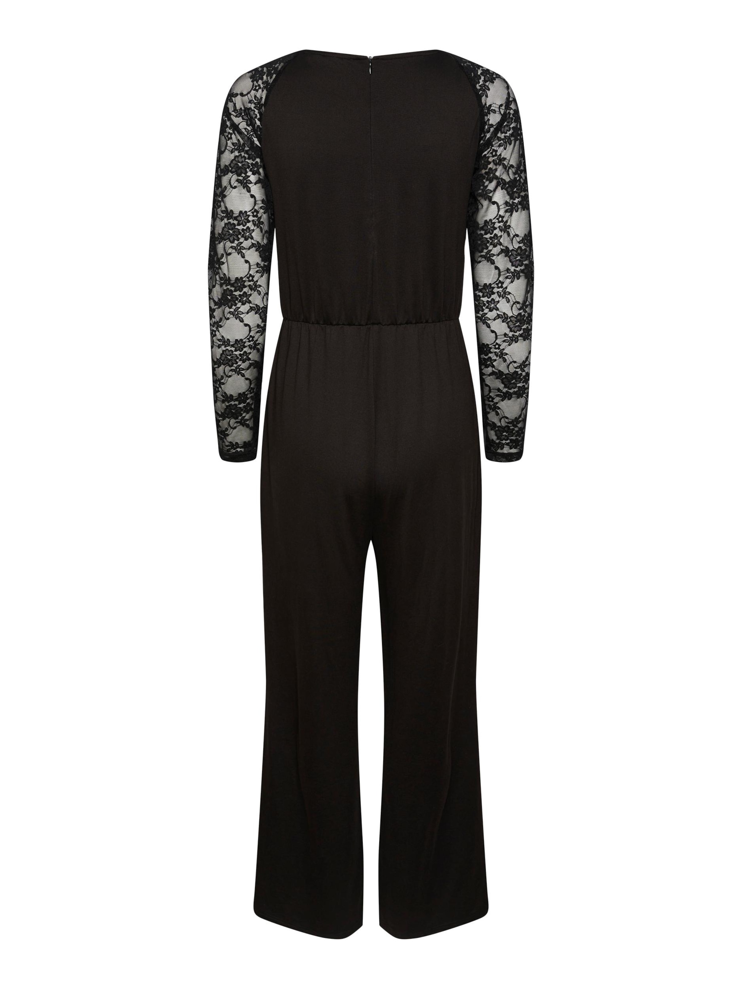 Tuta jumpsuit 'JANET' di PIECES in nero