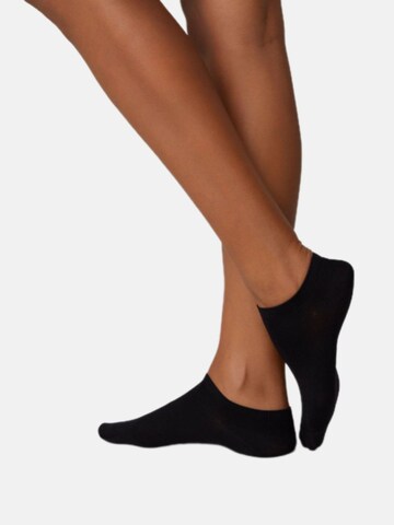 NERS Ankle Socks 'Velor' in Black