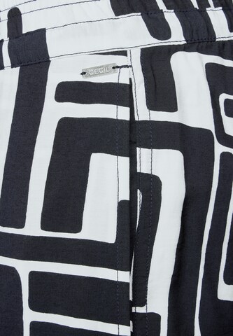 CECIL Loose fit Pants in Blue