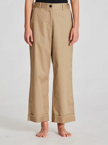 Wide Leg Pantalon ' Christina ' Gai+Lisva en beige : devant