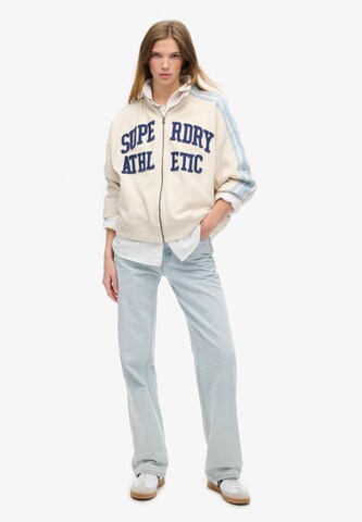 Veste de survêtement 'Athletic Essentials' Superdry en beige