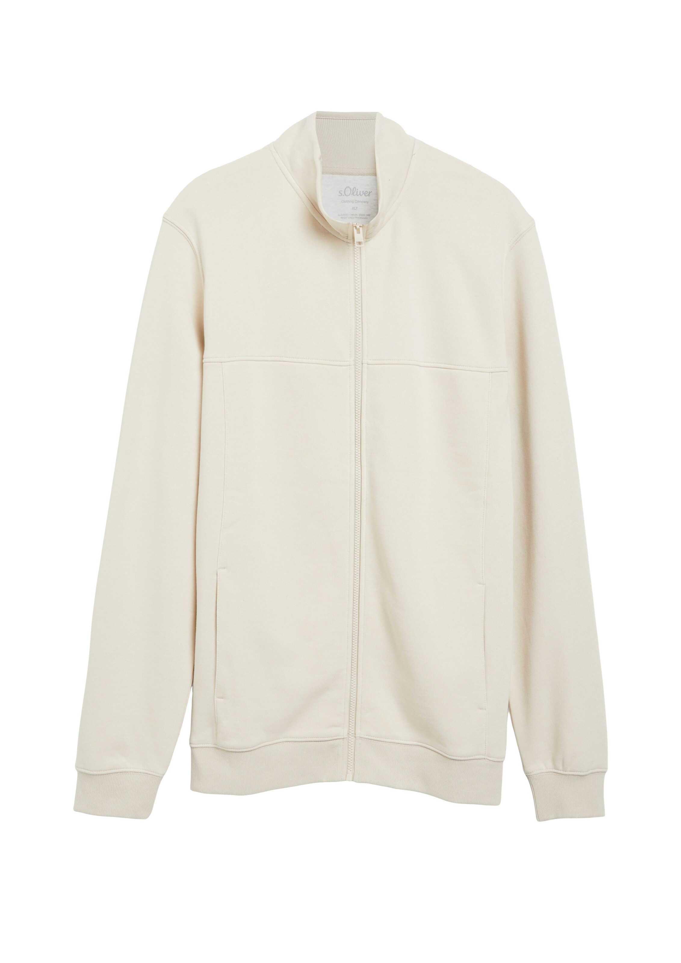 s.Oliver Sweatjacke in XXL in ecru, Produktansicht