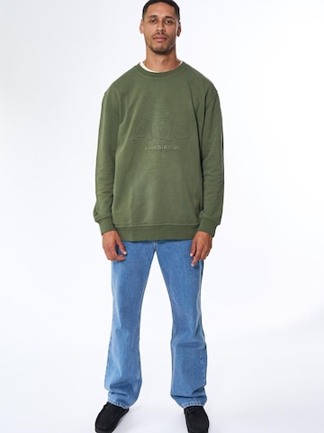 A Question Of (AQO) Sweatshirt in Green: front