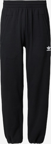 ADIDAS ORIGINALS Loosefit Housut 'ESSENTIALS' värissä musta: etupuoli