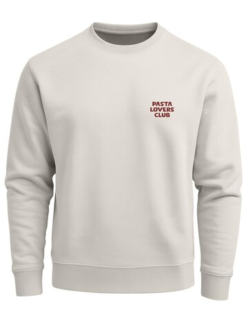 Neverless Sweatshirt 'spaghetti' in Beige: front