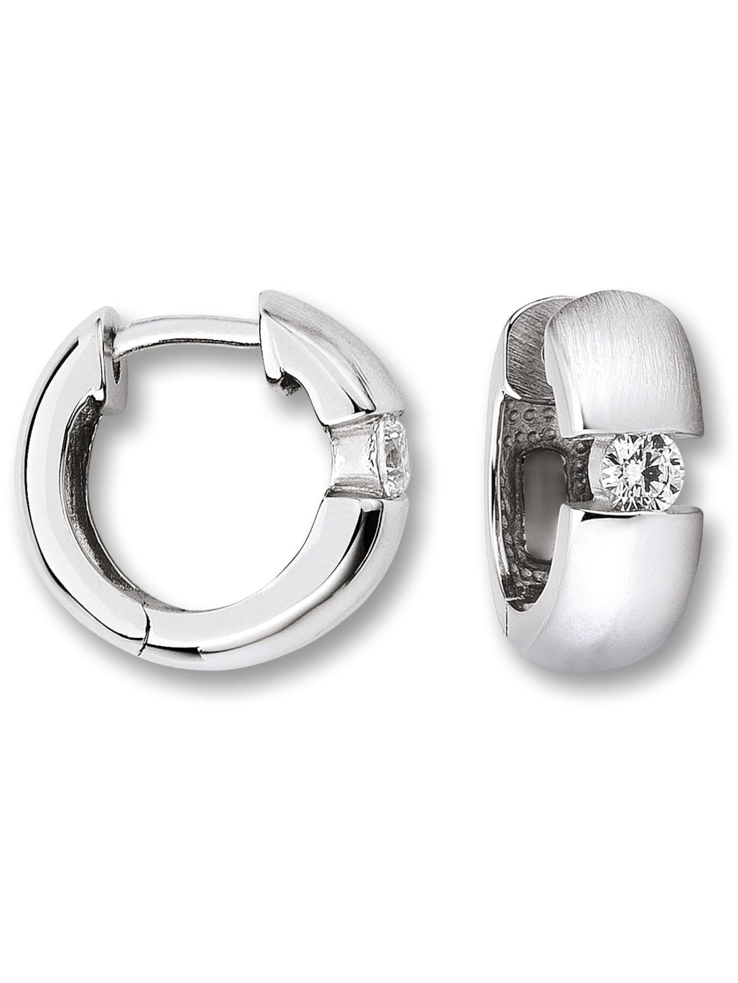 ONE ELEMENT Ohrringe in Silber: Vorderseite