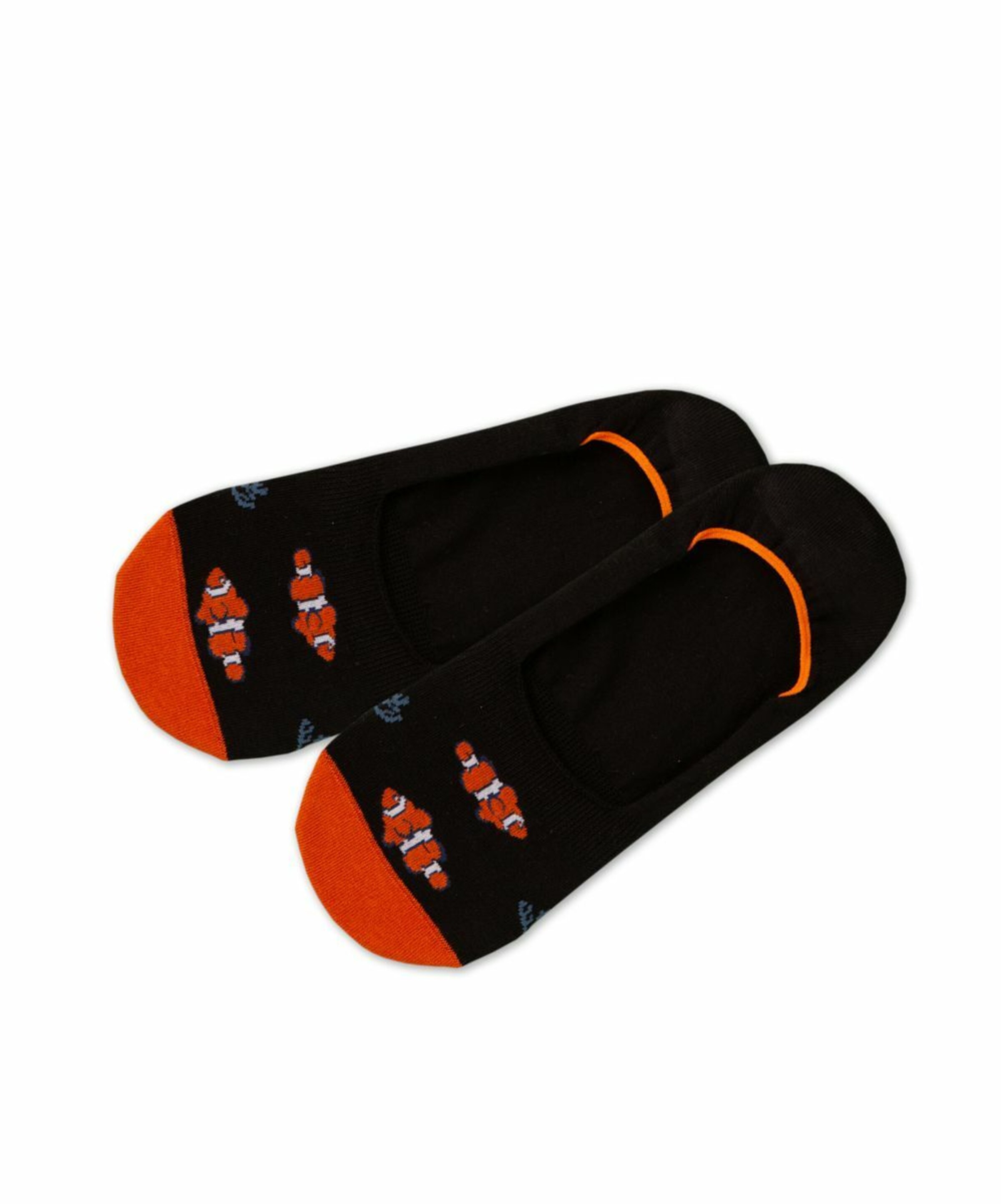 Frauen Wäsche DillySocks Füßlinge 'Underground' in Orange, Schwarz - WA09032 Frauen Wäsche DillySocks Füßlinge 'Underground' in Orange, Schwarz - WA09032