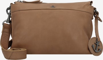 Harbour 2nd Umhängetasche 'Soft Weaving' in Braun: Vorderseite