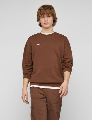 MAMMUT Pullover in Braun: Vorderseite