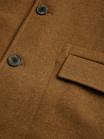 Manteau mi-saison 'CLINTON' JACK & JONES en marron