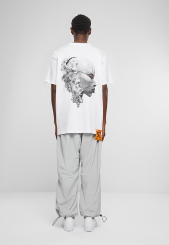 T-Shirt 'Born A Lotus' Forgotten Faces en blanc