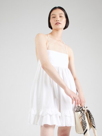 Robe 'Rosella' WEEKDAY en blanc : devant