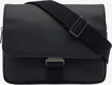 LACOSTE - Bolso de hombro 'Lacoste Sacoche rabat Men's Classic Noir' en negro: frente