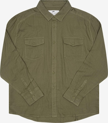 Coupe regular Chemise LDB en gris : devant