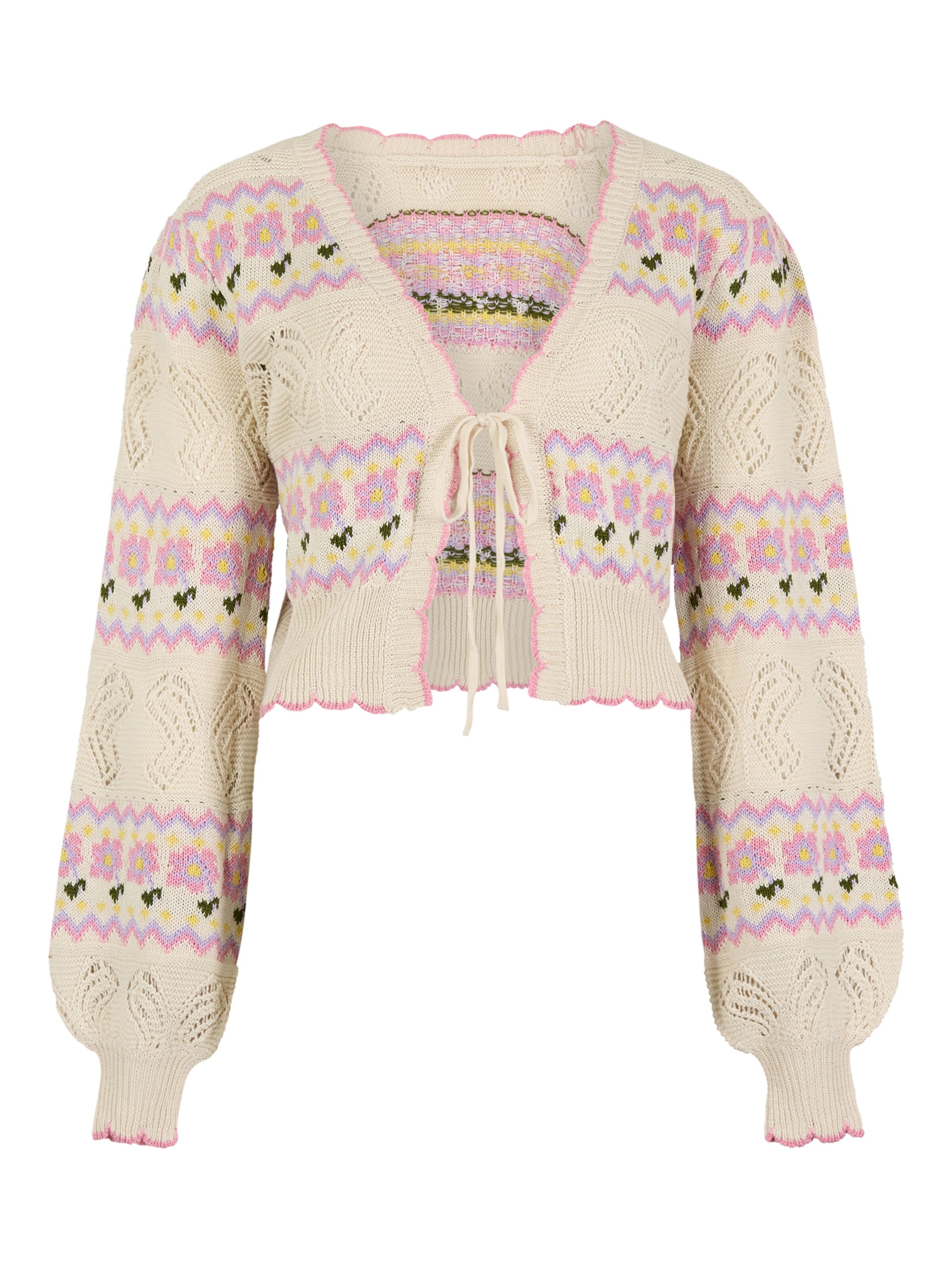 Apricot Cardigan ' ' en pierre, Vue avec produit