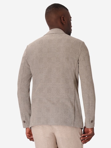 Distretto12 - Ajuste regular Chaqueta tipo saco para negocios en beige