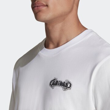 ADIDAS ORIGINALS Shirt 'Graphic Campus' in Weiß