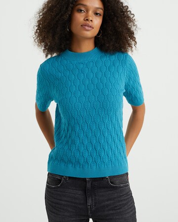 WE Fashion Sweater in Blue