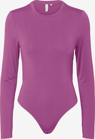 Shirtbody 'DAGMAR' PIECES en rose : devant