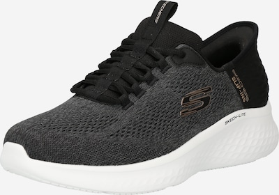 SKECHERS Baskets basses 'LITE PRO - PRIMEBASE' en noir / noir chiné, Vue avec produit