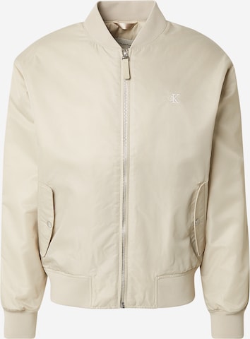 Calvin Klein Jeans Jacke in Beige: Vorderseite