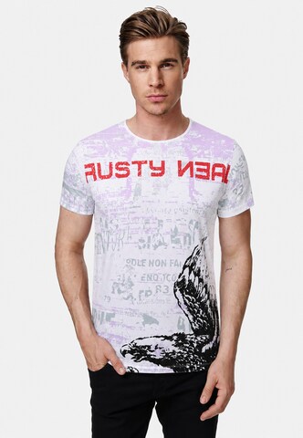Rusty Neal Shirt in White: front