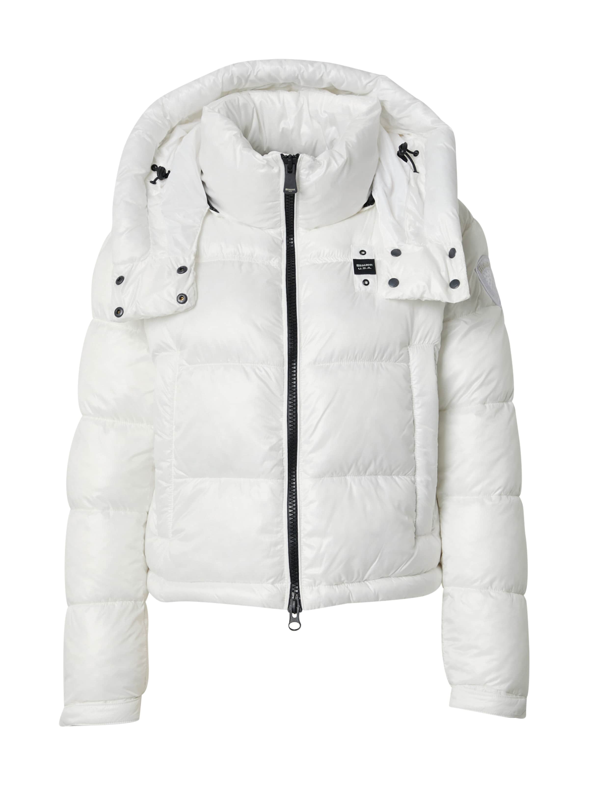 Blauer.USA Vinterjakke i hvid: forside
