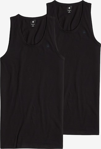 Maillot de corps G-STAR en noir : devant