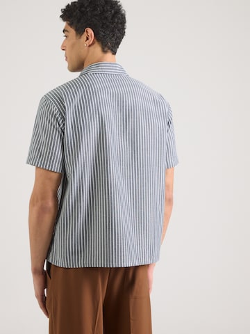 JJ Rebel Comfort Fit Hemd 'JREBHAVEN' in Blau