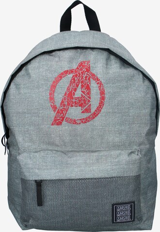 VADOBAG Rucksack 'Avengers Part Of The Journey' in Grau: predná strana