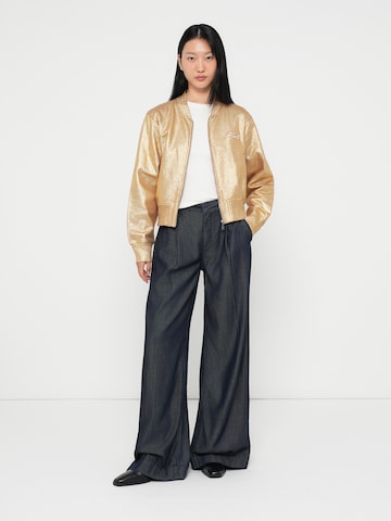 Karl Lagerfeld Sweat jacket in Gold