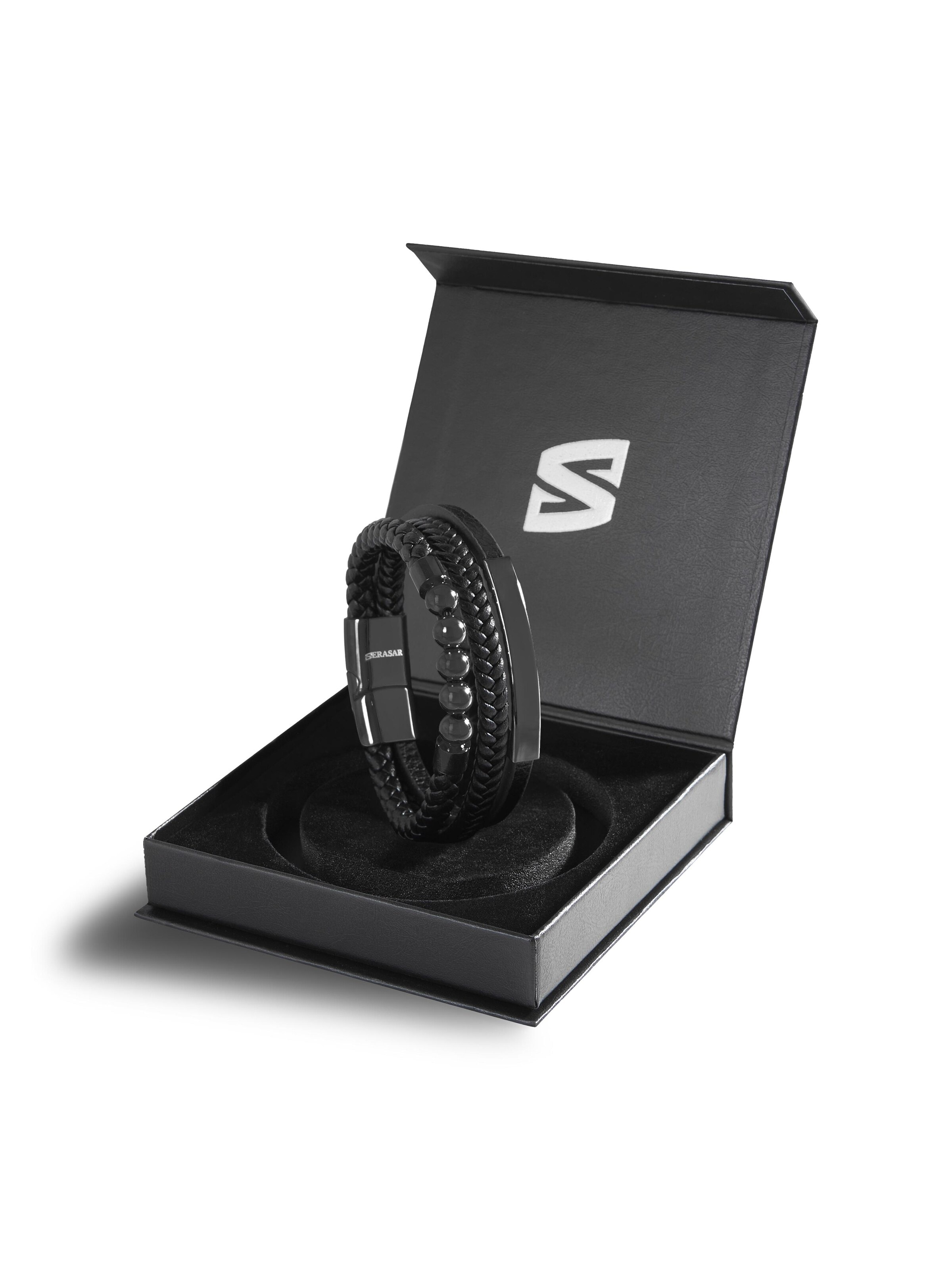 SERASAR Bracelet 'Pearl' in Black