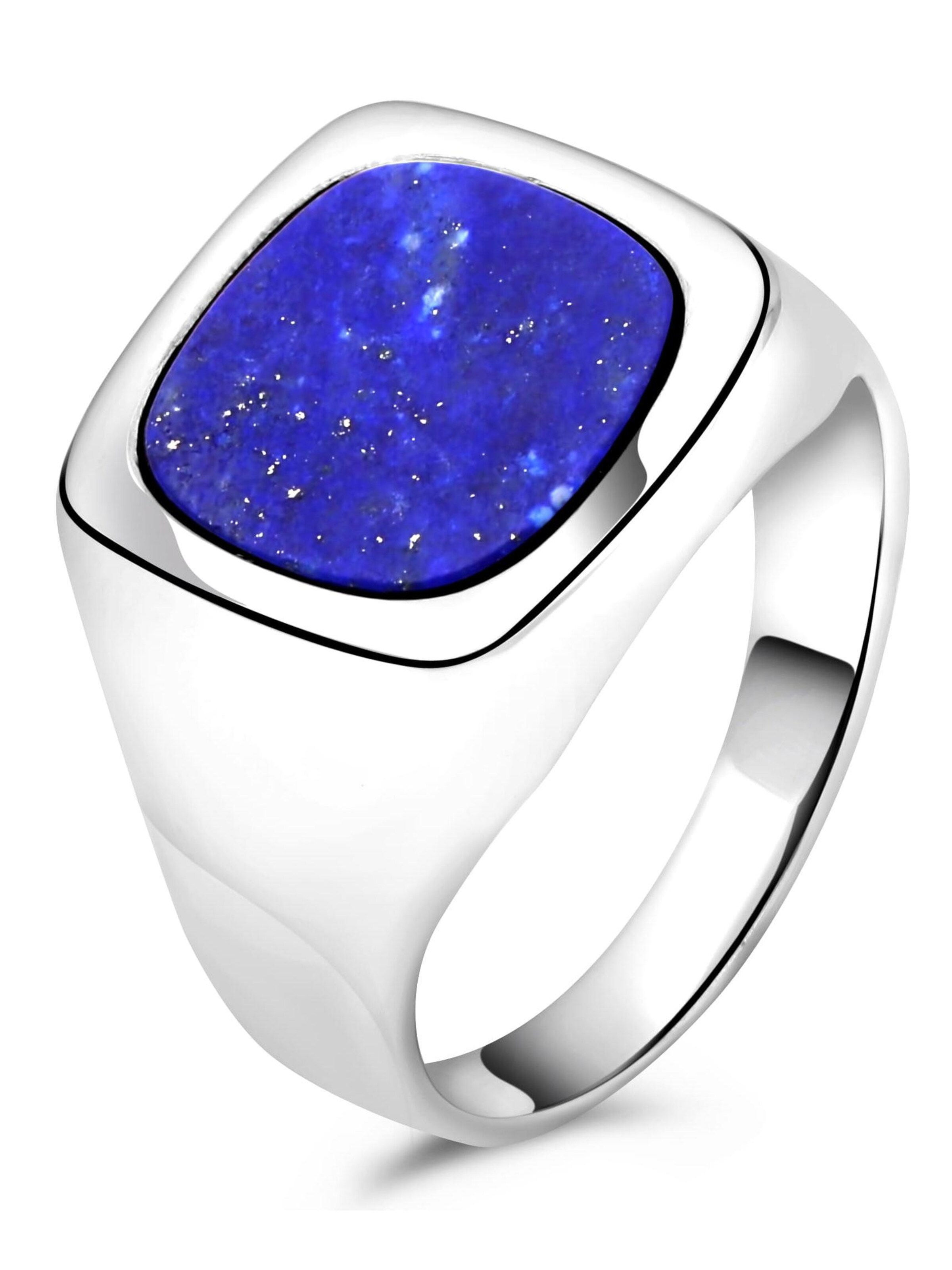 Tony Fein Ring 'Lapislazuli' in Mixed colors: front