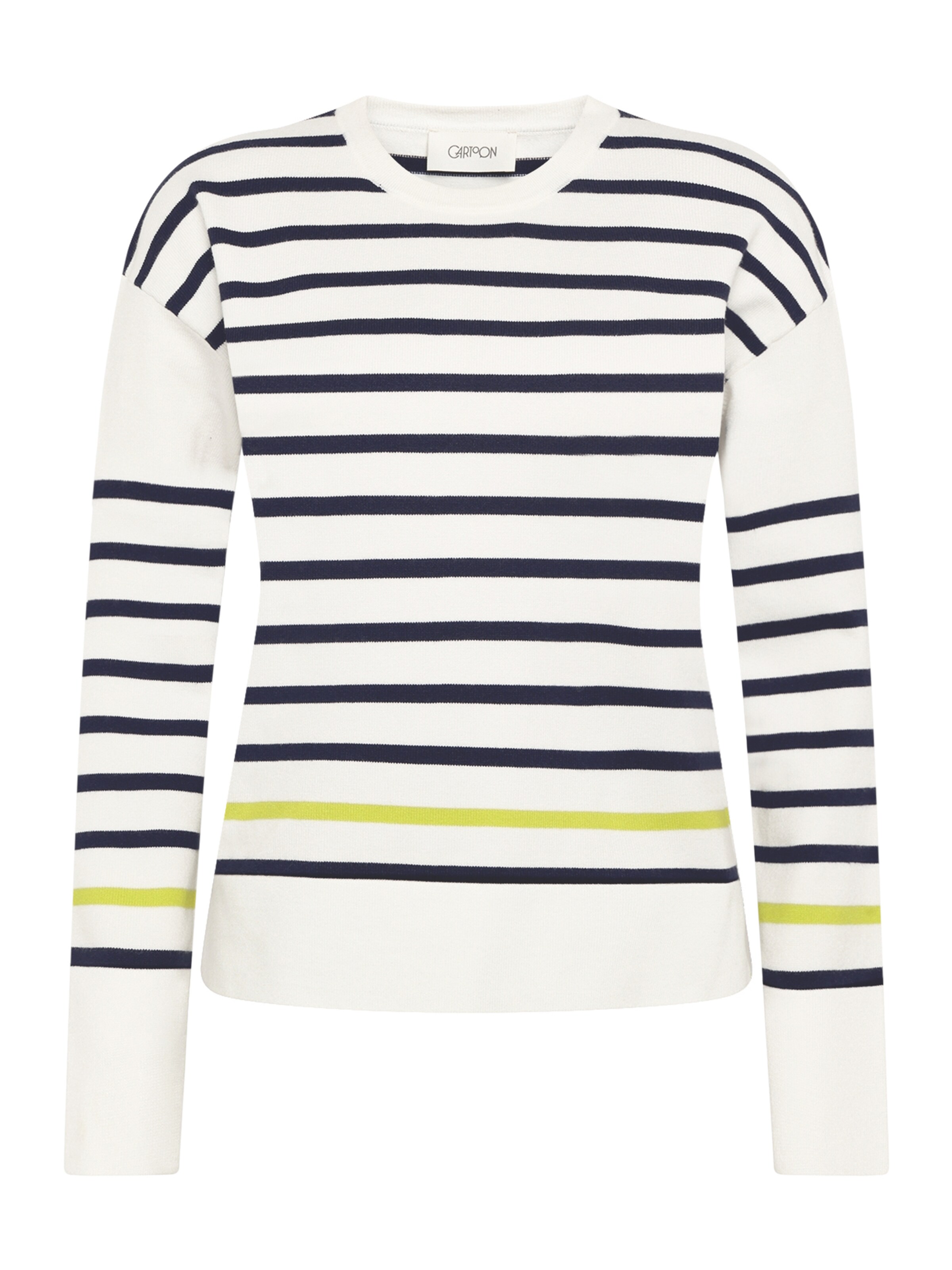 Cartoon Sweater in Blue: front