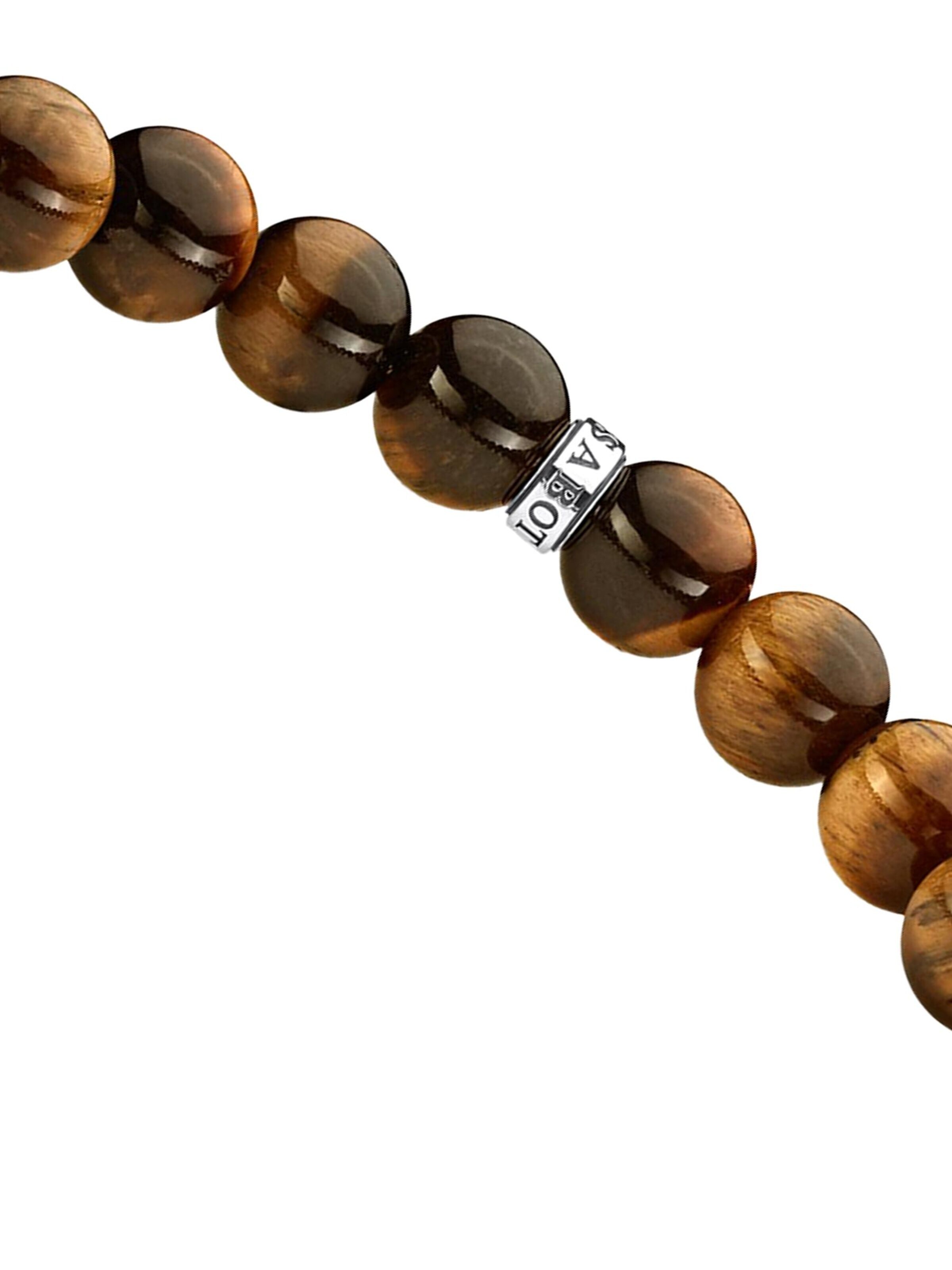 Bracelet 'Armband Tiger Braun' Thomas Sabo en marron
