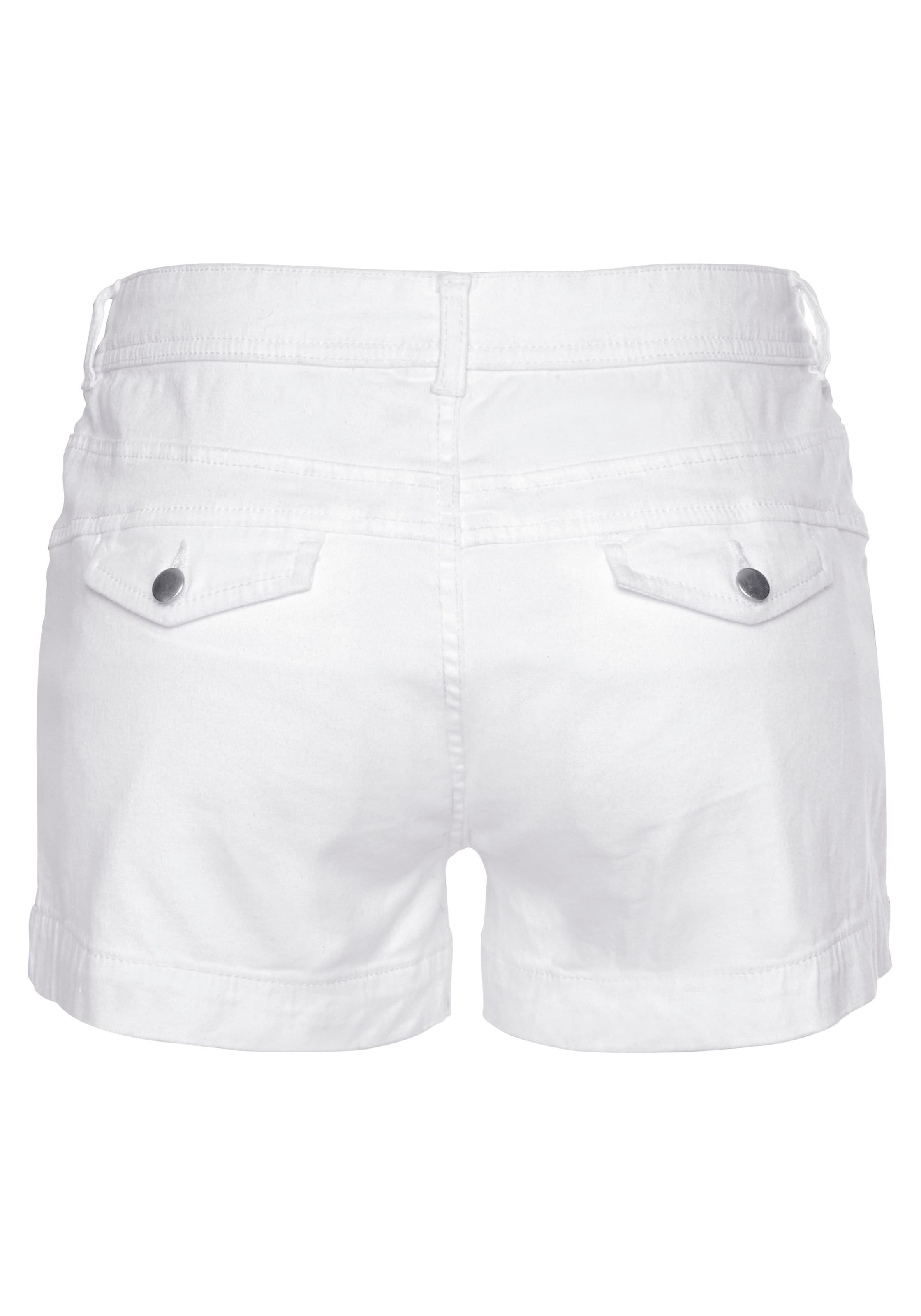 balta LASCANA Standartinis Kelnės