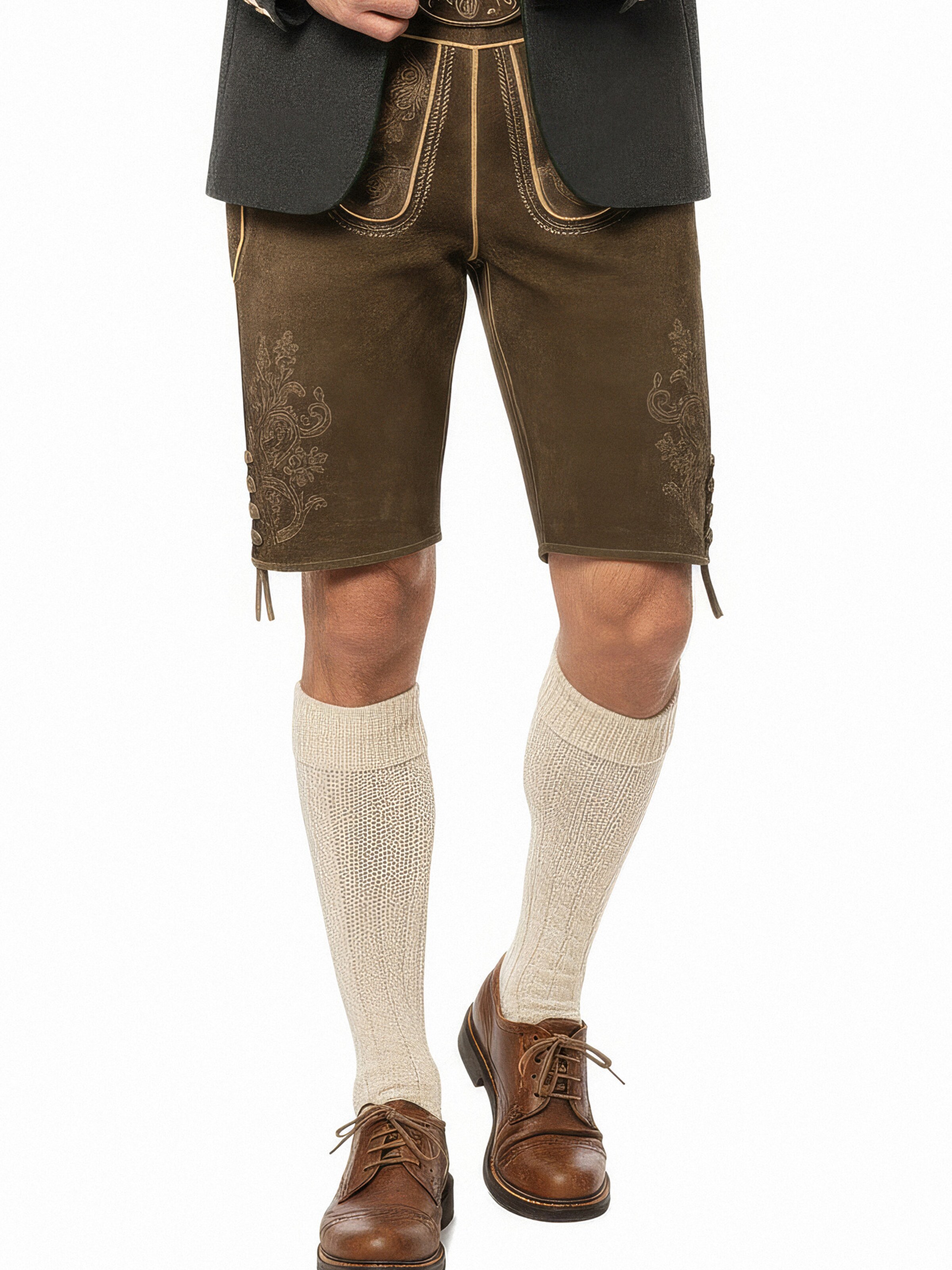 SPIETH & WENSKY Regular Traditional pants 'Erfurt' in Brown