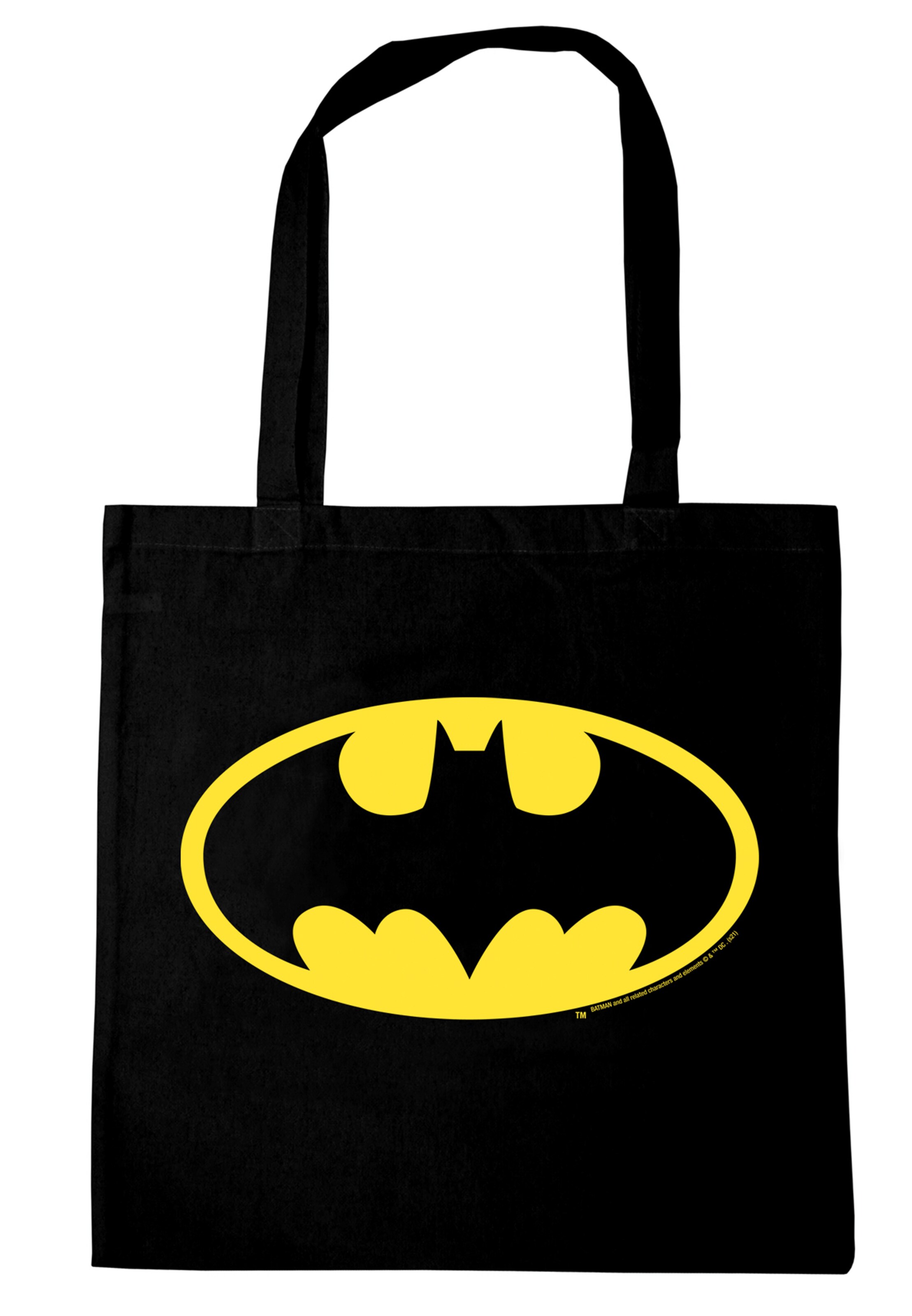 LOGOSHIRT Henkeltasche 'DC Comics - Batman' in Schwarz: Vorderseite