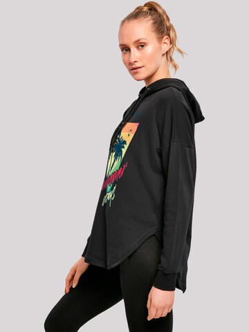 Sweat-shirt 'California Palmen Retro' F4NT4STIC en noir