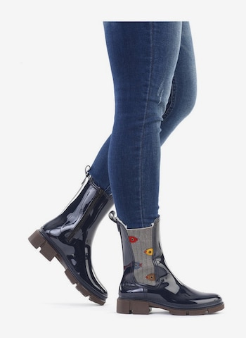 Rieker Rubber Boots in Blue