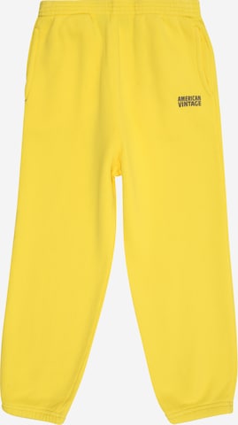 AMERICAN VINTAGE Tapered Hose 'IZUBIRD' in Gelb: Vorderseite